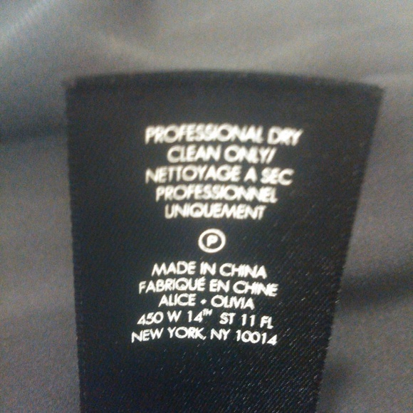 Alice + Olivia lined silk skirt, size 8 - Picture 7 of 7